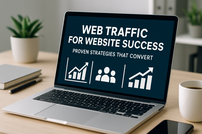 web traffic for website
