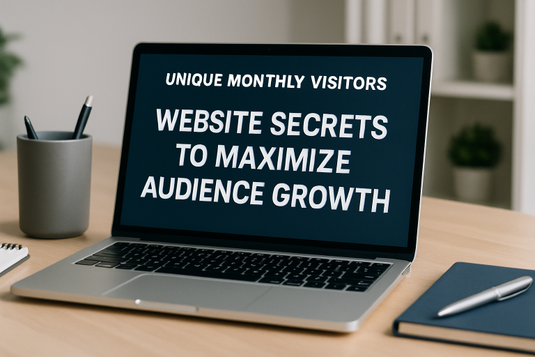 unique monthly visitors website